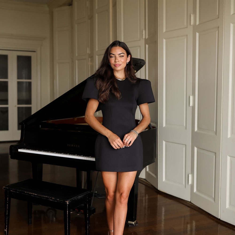 Elegant Black Mini Dress